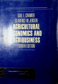 AGRICUTURAL ECONOMICS AND AGRIBUSINESS