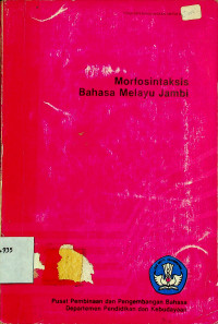 Morfosintaksis Bahasa Melayu Jambi