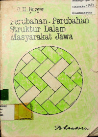 Perubahan - perubahan struktur dalam masyarakat Jawa.