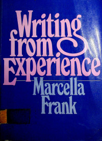 Writing from Experience