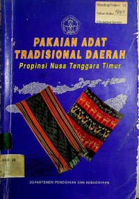 PAKAIAN ADAT TRADISIONAL DAERAH Propinsi Nusa Tenggara Timur