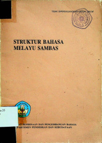 STRUKTUR BAHASA MELAYU SAMBAS