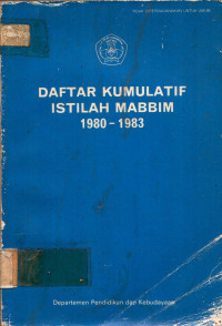 DAFTAR KUMULATIF ISTILAH MABBIM 1980 - 1983