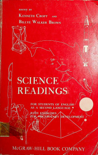 SCIENCE READINGS FOR STUDENTS OF ENGLISH AS A SECOND LANGUAGE:  WITH EXERCISES FOR VOCABULARY DEVELOPMENT