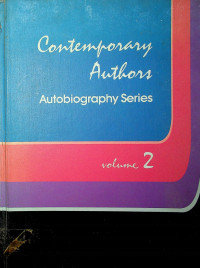 Contemporary Authors Autobiography Series, volume 2