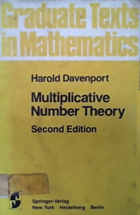 Multiplicative Number Theory (Graduate Texts in Mathematics), Second Edition