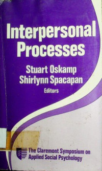 Interpersonal Processes