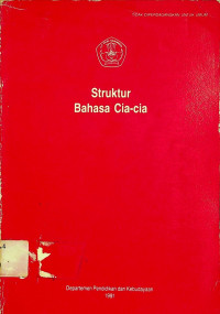 Struktur Bahasa Cia- Cia