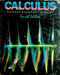 CALCULUS WITH ANALYTIC GEOMETRY Fourth Edition