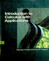Introduction to Calculus with Applications