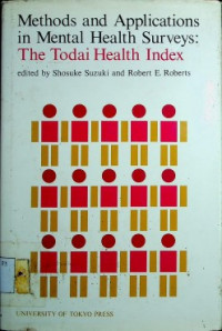 Methods and Applications in Mental Health Surveys:  The Todai Health Index