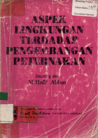 ASPEK LINGKUNGAN TERHADAP PENGEMBANGAN PETERNAKAN