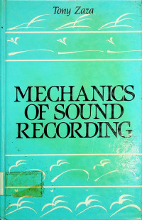 MECHANICS OF SOUND RECORDING