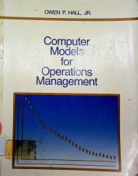 Computer Models for Operations Management