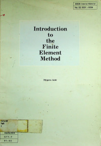 Introduction to the Finite element Method