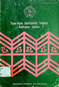 Tipe- Tipe Semantik Verba Bahasa Jawa