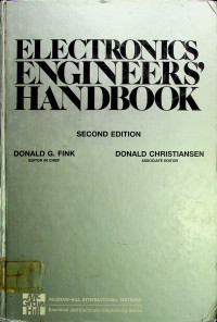 ELECTRONICS ENGINEERS' HANDBOOK, SECOND EDITION