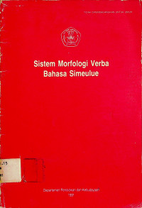 Sistem Morfologi Verba Bahasa Simeulue