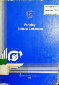 Fonologi Bahasa Lamandau