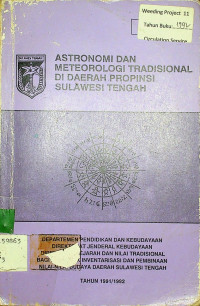 ASTRONOMI DAN METEOROLOGI TRADISIONAL DI DAERAH PROPINSI SULAWESI TENGAH