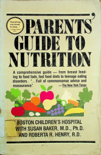 PARENTS GUIDE TO NUTRITION