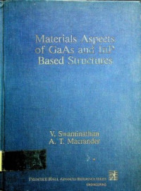 Materials Aspects of GaAs and InP Based Structures
