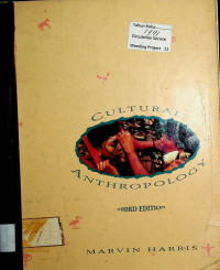 CULTURAL ANTHROPOLOGY THIRD EDITION