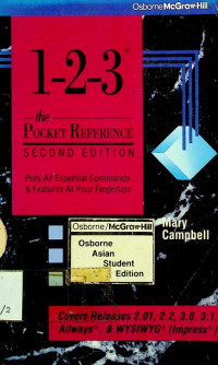 1-2-3 THE POCKET REFERENCE, SECOND EDITION