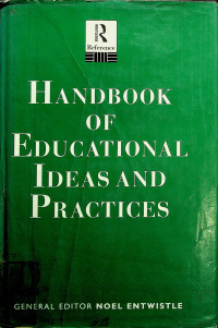 HANDBOOK OF EDUCATIONAL IDEAS AND PRACTICES