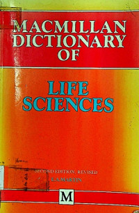 MACMILLAN DICTIONARY OF Life Sciences