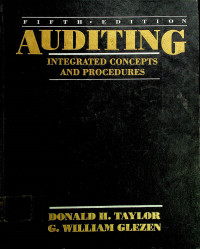 AUDITING : INTEGRATED CONCEPTS AND PROCEDURES