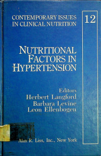 NUTRITIONAL FACTORS IN HYPERTENSION