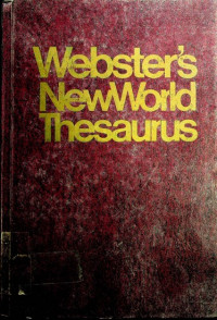 Webster's NewWorld Thesaurus