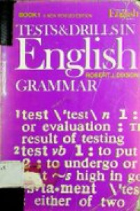 TESTS & DRILLS IN English GRAMMAR , Book 1