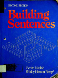 Building Sentences, SECOND EDITION