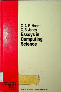 Essays in Computing Science