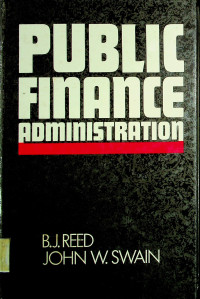 PUBLIC FINANCE ADMINISTRATION