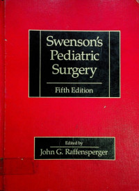 Swenson's Pediatric Surgery, Fifth Edition