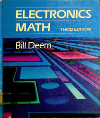 ELECTRONICS MATH, THIRD EDITION