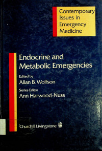 Endocrine and Metabolic Emergencies