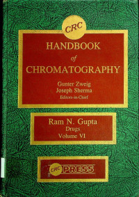 CRC Handbook of Chromatography; Drugs Volume VI