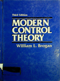 MODERN CONTROL THEORY, Third Edition