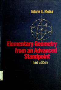 Elementary Geometry from an Advanced Standpoint , Third Edition