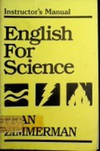 English For Science ; Instructor's Manual