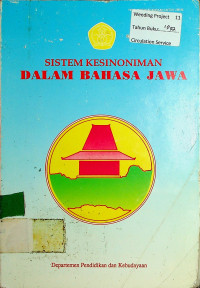 SISTEM KESINONIMAN DALAM BAHASA JAWA