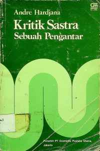 Kritik Sastra: Sebuah Pengantar