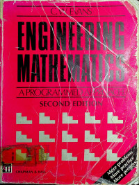 ENGINEERING MATHEMATICS: A PROGRAMMED APPROACH SECOND EDITION