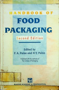 HANDBOOK OF FOOD PACKAGING Second Edition