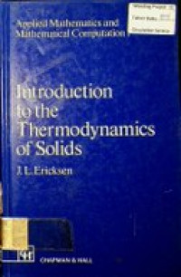 Introduction to the Thermodynamics of Solids: Applied Mathematics and Mathematic