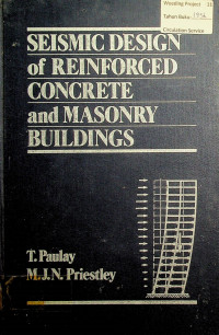 SEISMIC DESIGN of REINFORCED CONCRETE and MASONRY BUILDINGS